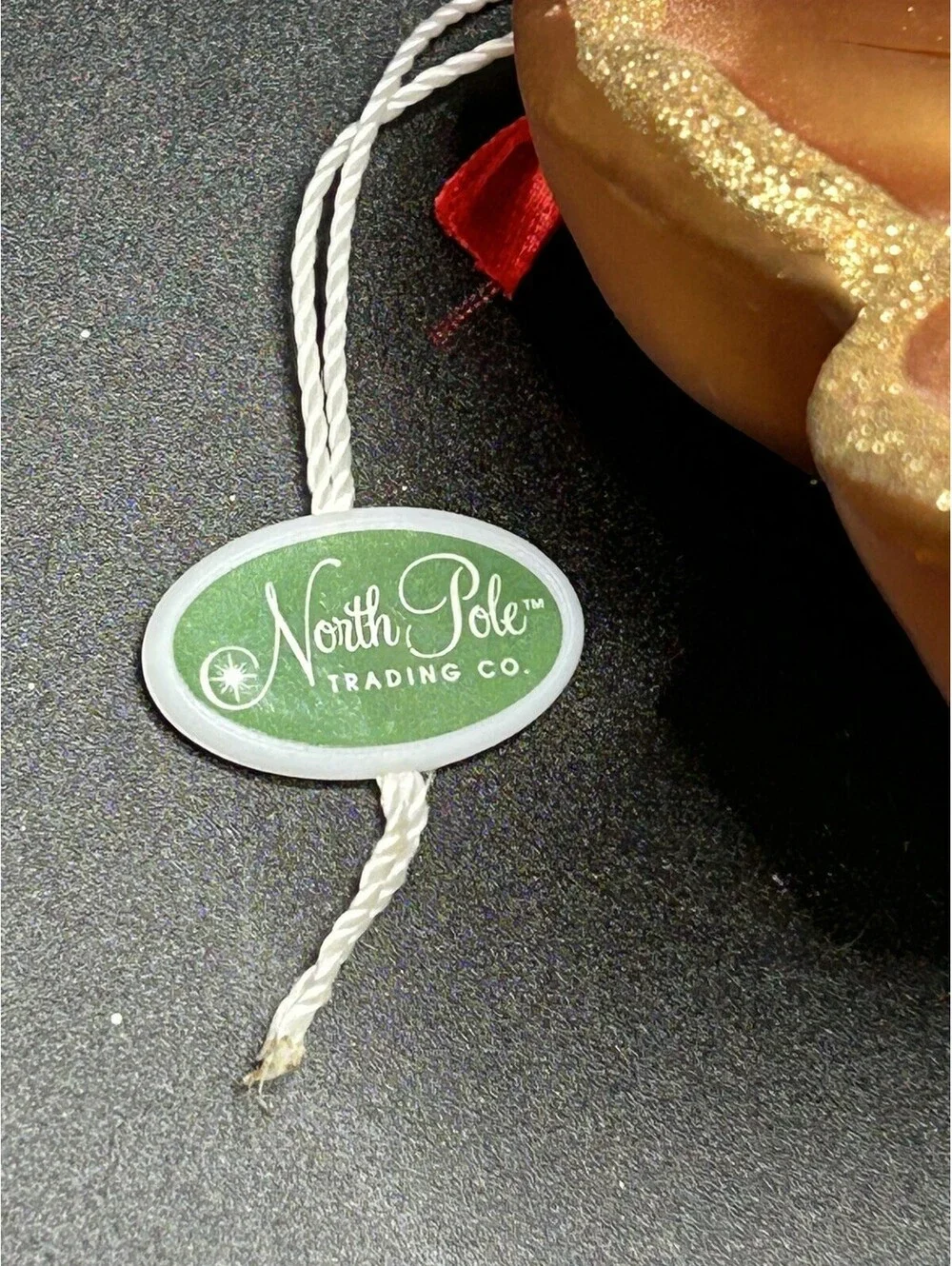 Vintage North Pole Trading Co. Flower w/ Hummingbird Ornament 1990’s
